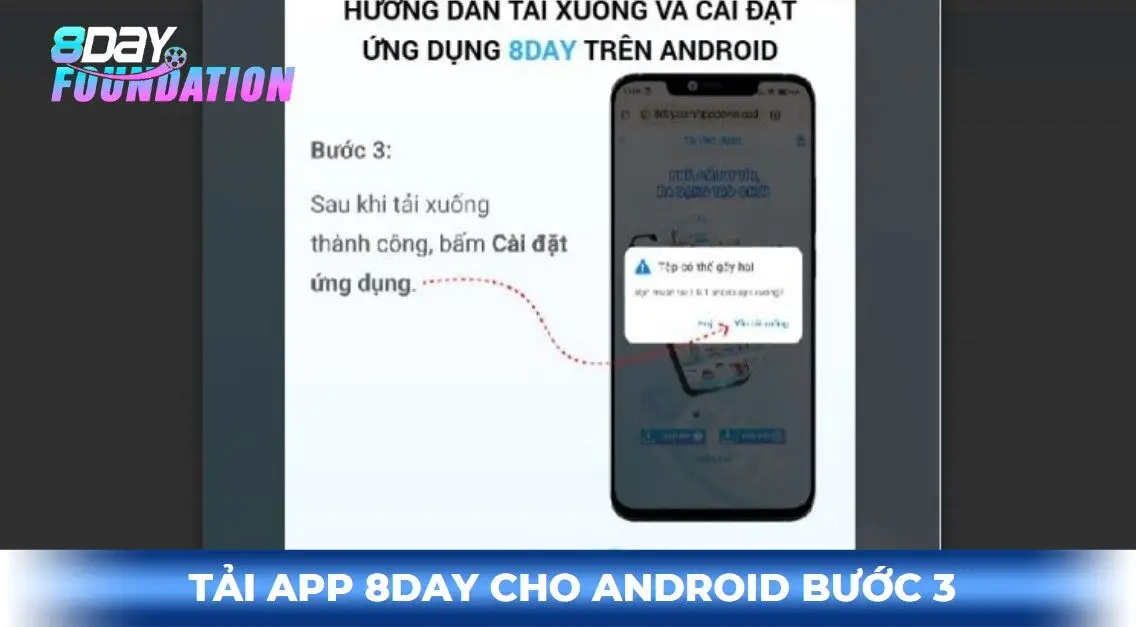 Tải app android bước 3